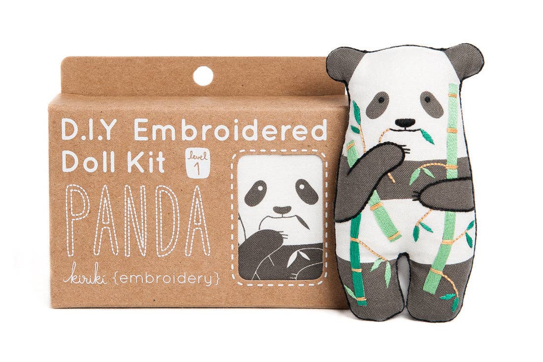 Kiriki Press Panda - Embroidery Kit Embroidery Kit