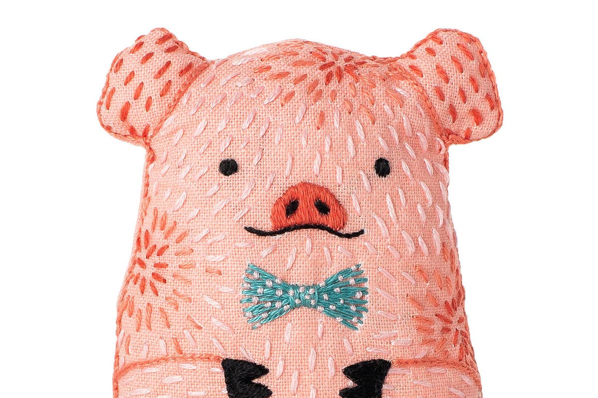 Kiriki Press Pig - Embroidery Kit Embroidery Kit