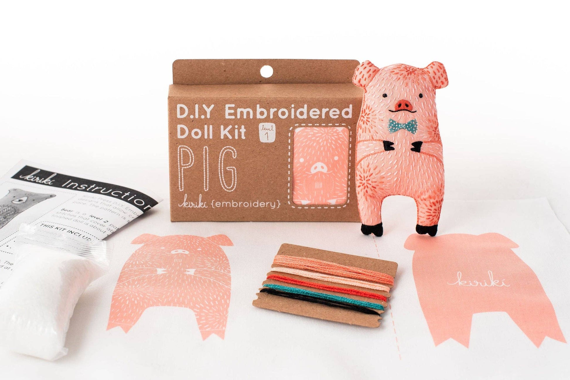 Kiriki Press Pig - Embroidery Kit Embroidery Kit