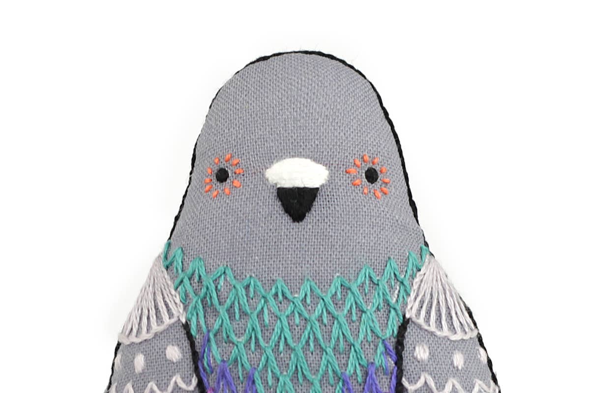 Kiriki Press Pigeon - Embroidery Kit Embroidery Kit