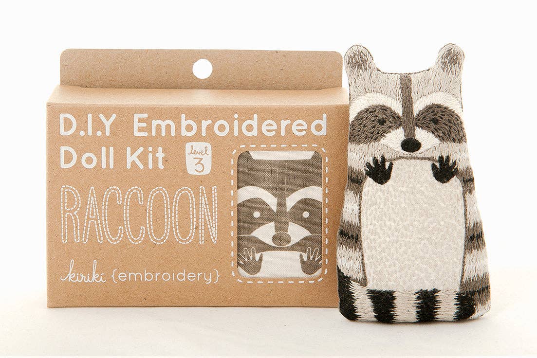 Kiriki Press Raccoon - Embroidery Kit Embroidery Kit