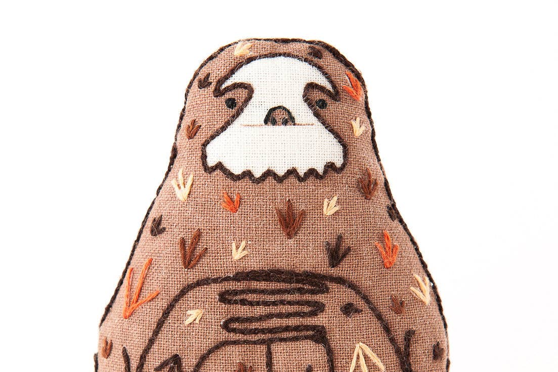 Kiriki Press Sloth - Embroidery Kit Embroidery Kit