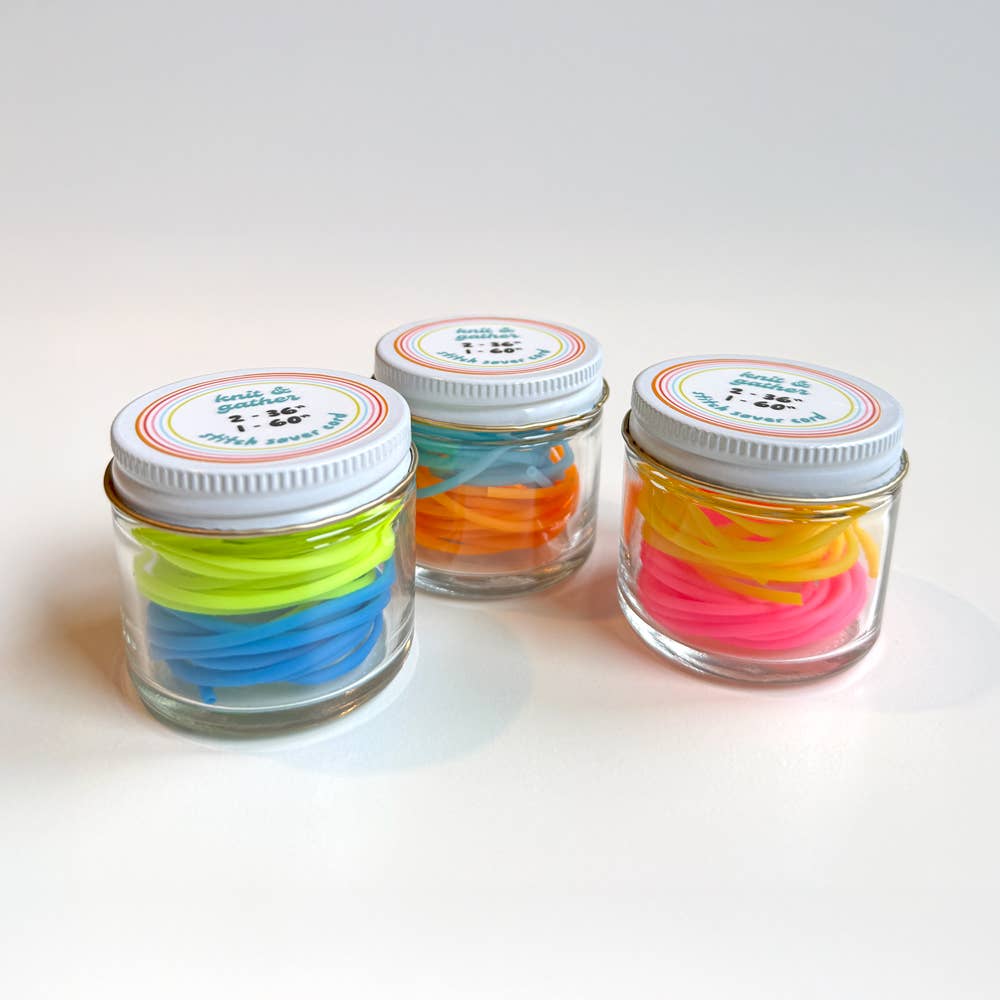 Knit & Gather Knitting Stitch Saver Cords - Barber Cords Notions and Tools