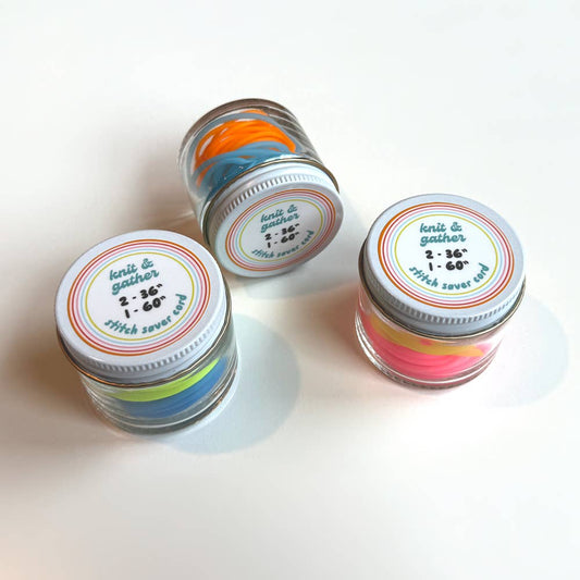 Knit & Gather Knitting Stitch Saver Cords - Barber Cords Notions and Tools