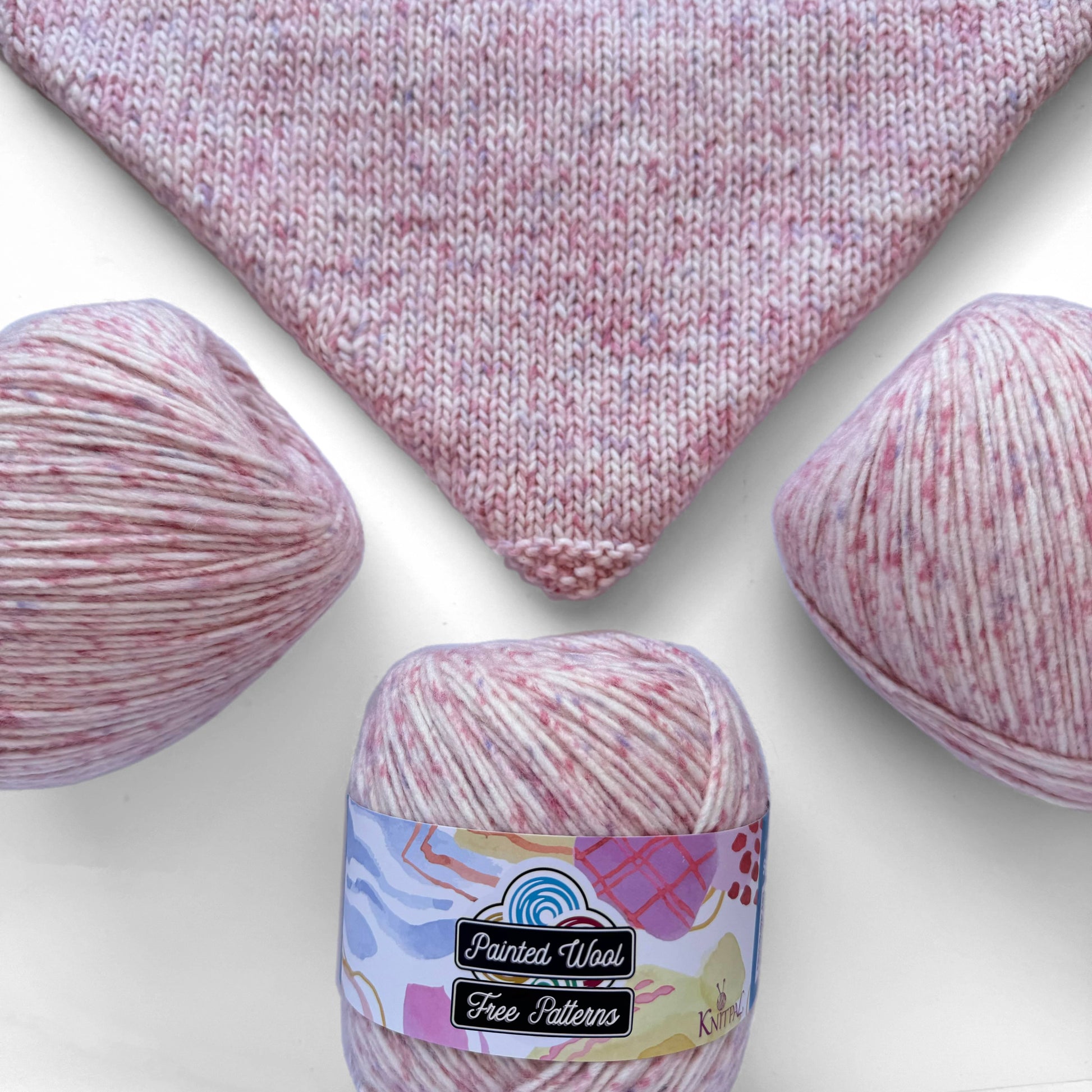 KnitPal Painted Wool Yarn - DK Weight Yarn