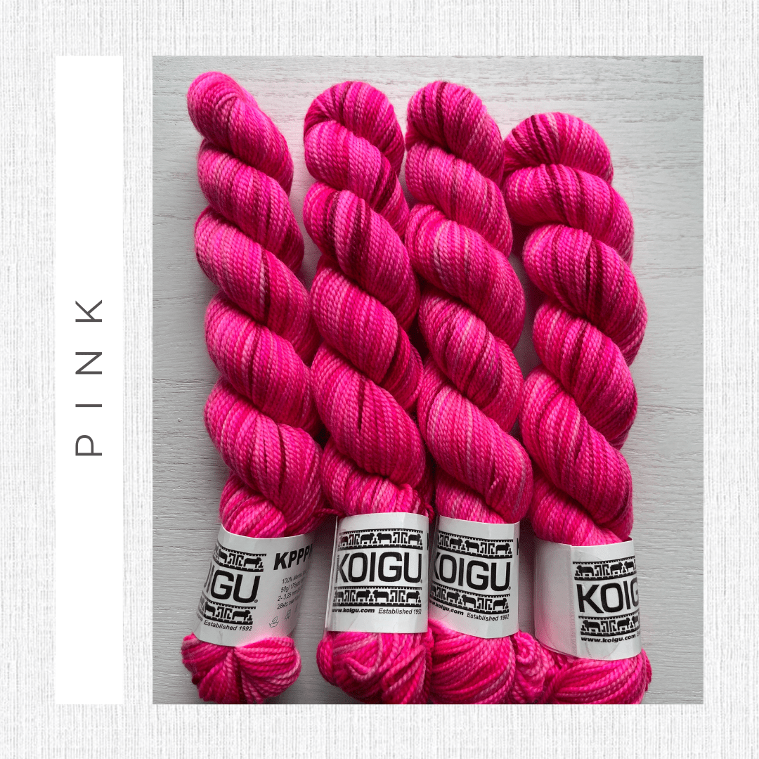 Koigu Wool Designs Pink Barbie World Collection Yarn