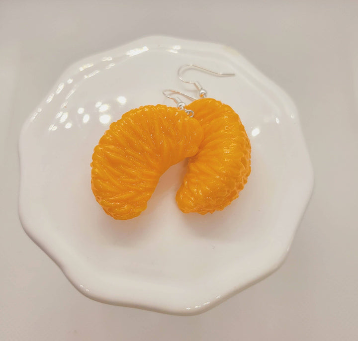 Kris's Kisses Kreations Orange Slice Earrings