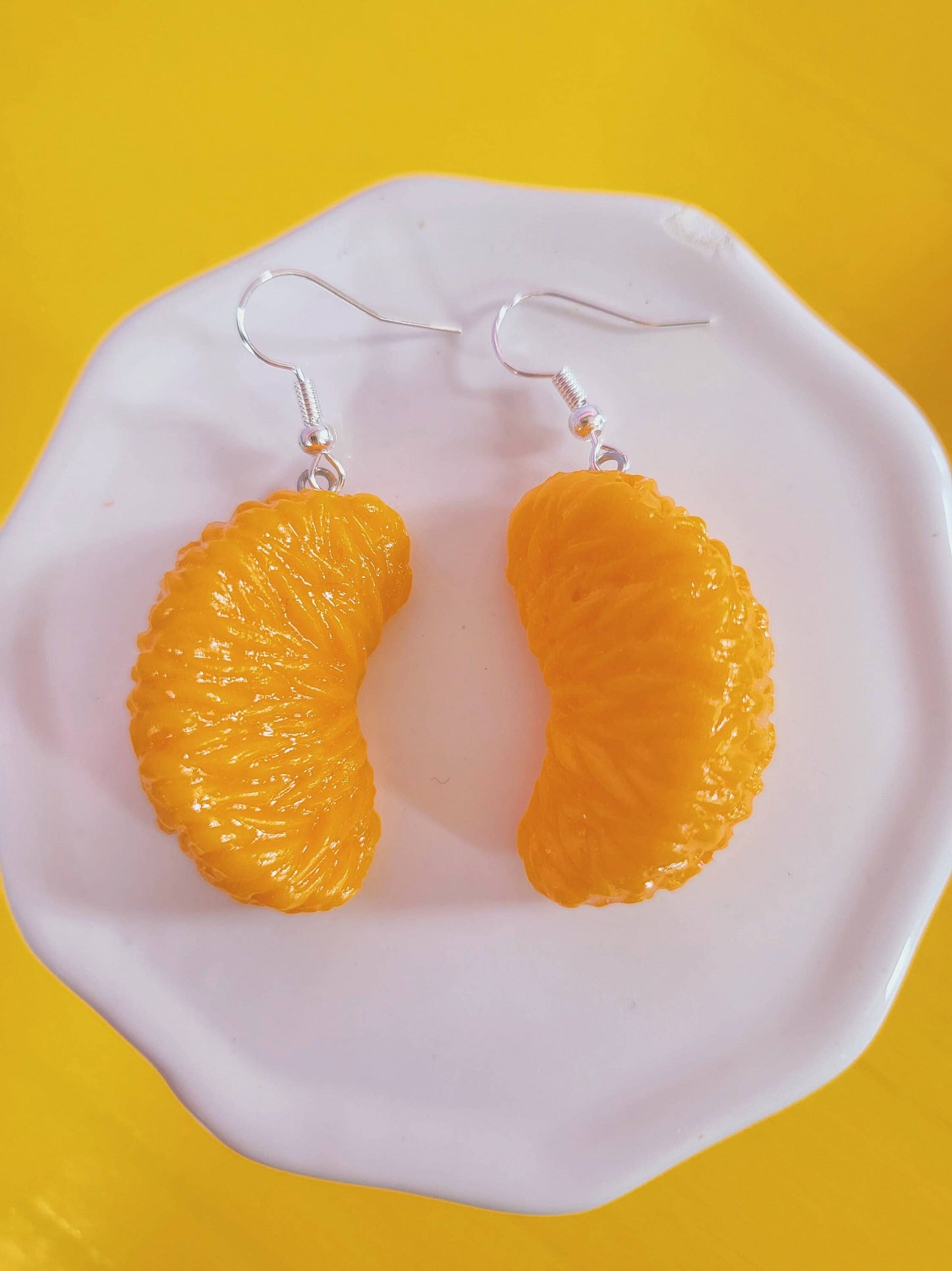 Kris's Kisses Kreations Orange Slice Earrings