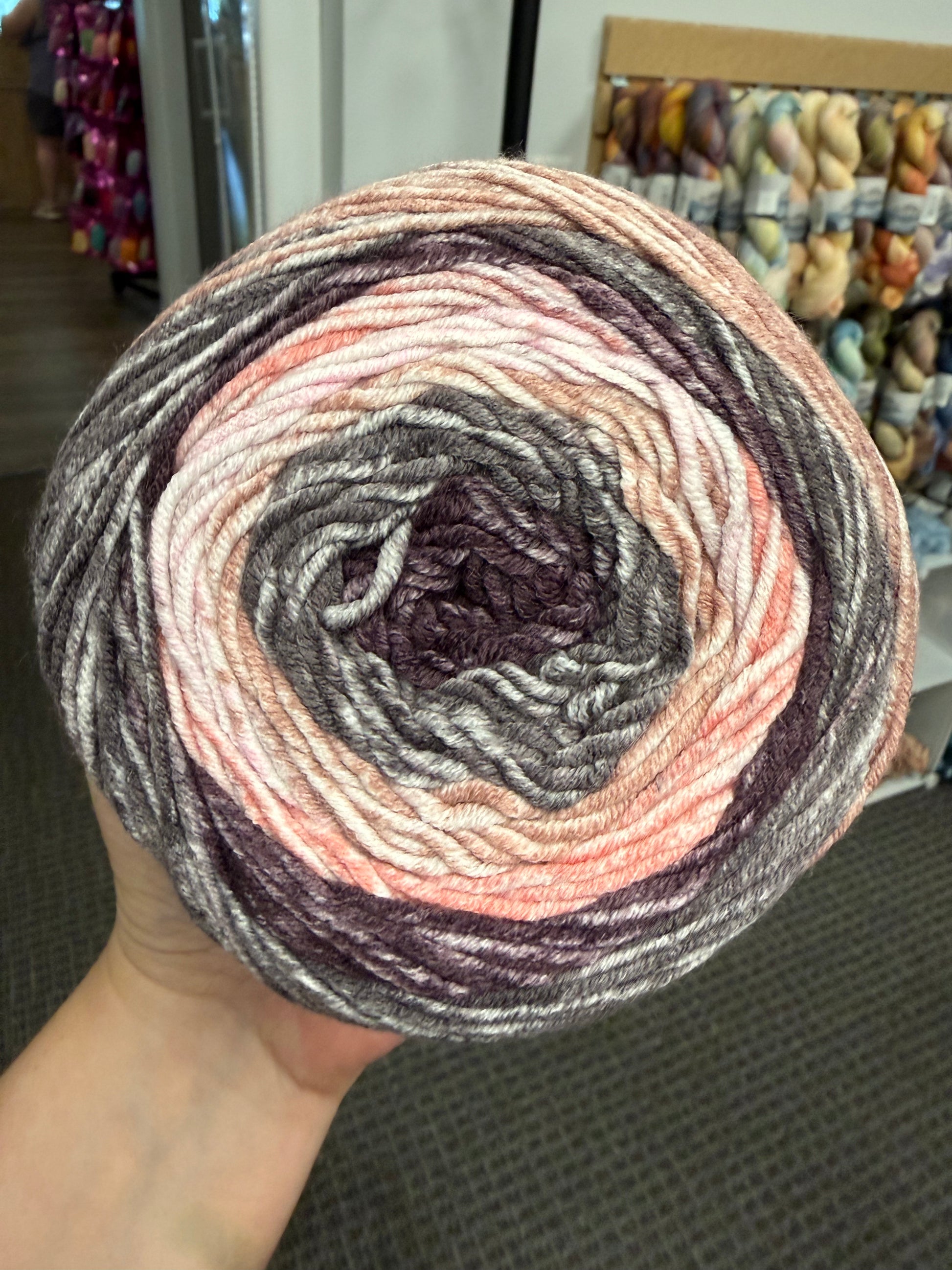 Lion Brand Mandala Worsted Ombre Yarn - Ombre Felicity Yarn