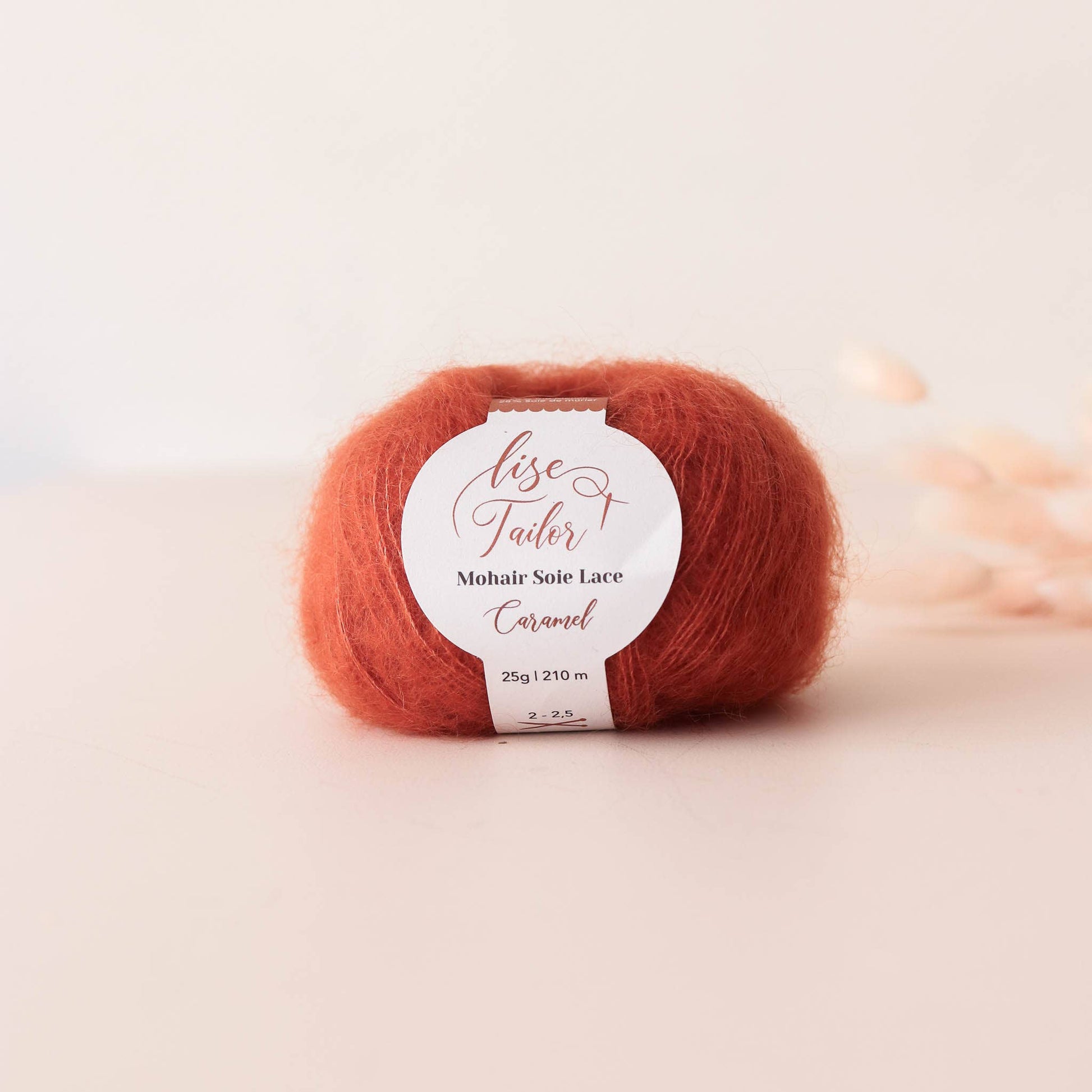 Lise Tailor Caramel Mohair Wool & Silk Yarn