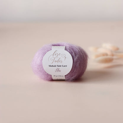 Lise Tailor Lilac Mohair Wool & Silk Yarn