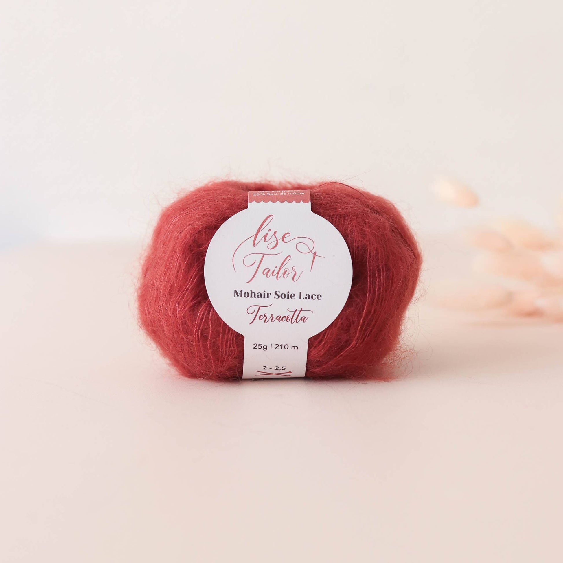 Lise Tailor Terracotta Mohair Wool & Silk Yarn
