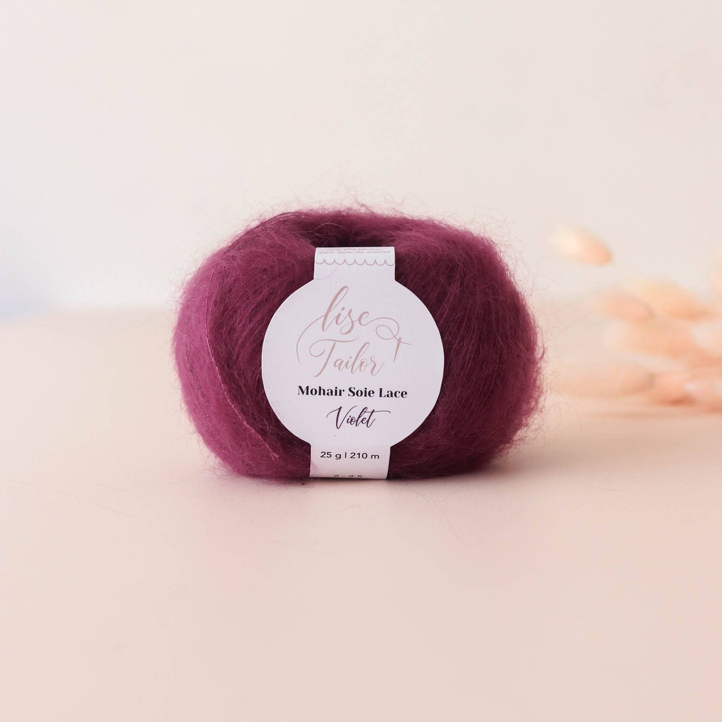 Lise Tailor Violet Mohair Wool & Silk Yarn