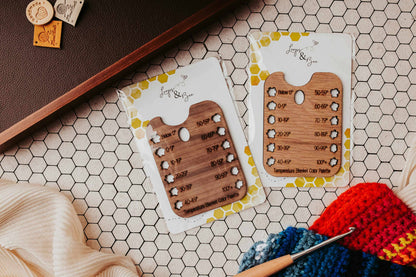 Loops & Bee Temperature Blanket Color 'Palette'