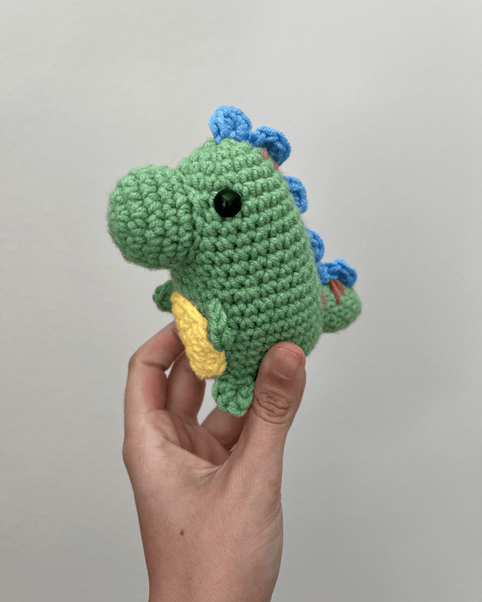 Lousy Llama Creations Learn to Crochet Beginner Dinosaur Crochet Kit Craft Kits