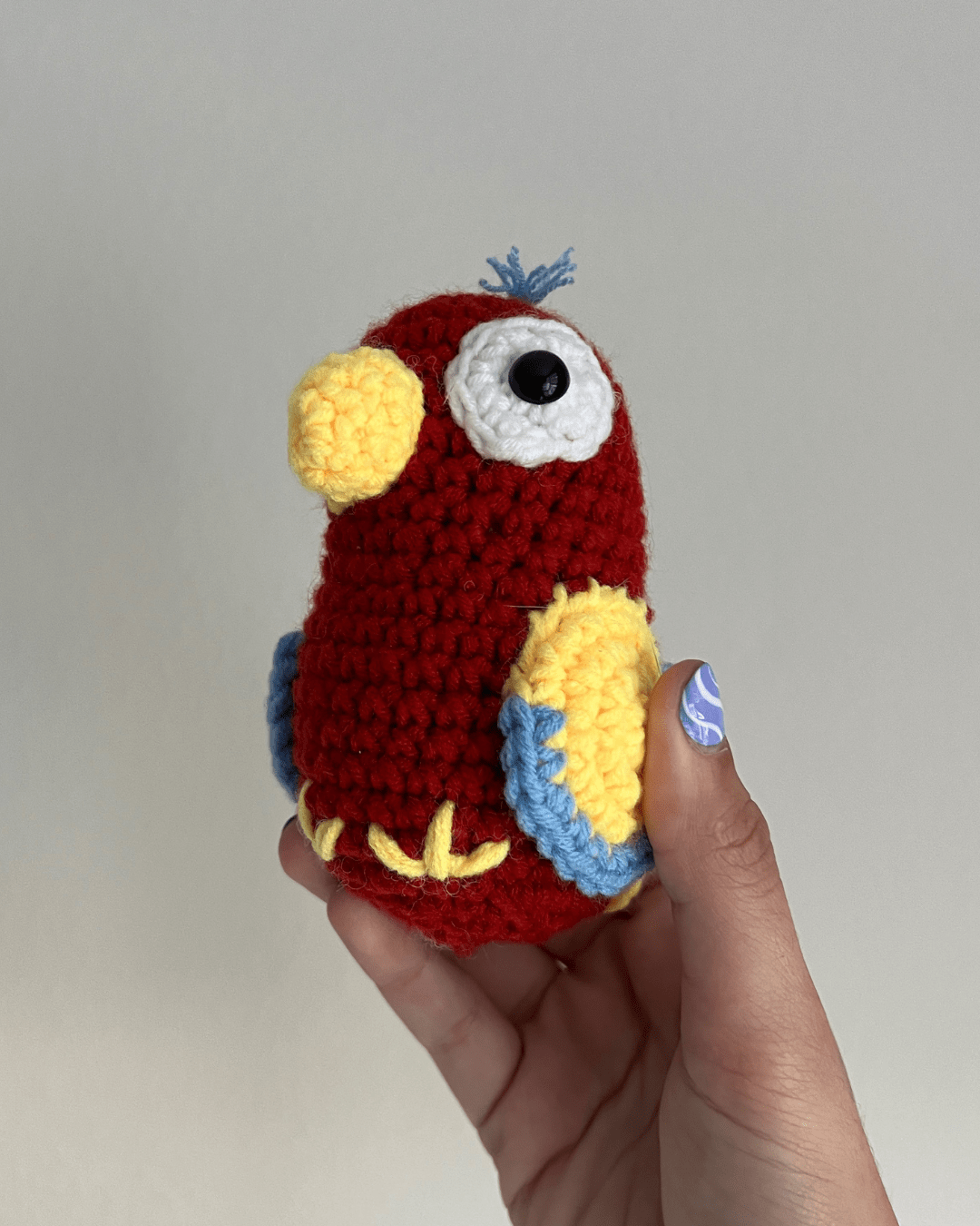Lousy Llama Creations Learn to Crochet Beginner Parrot Crochet Kit Craft Kits