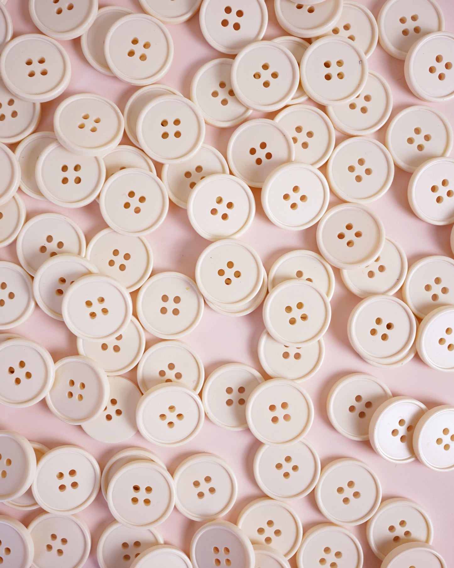 Matchy Matchy Sewing Club Set of 6 Cream Puff Retro Buttons