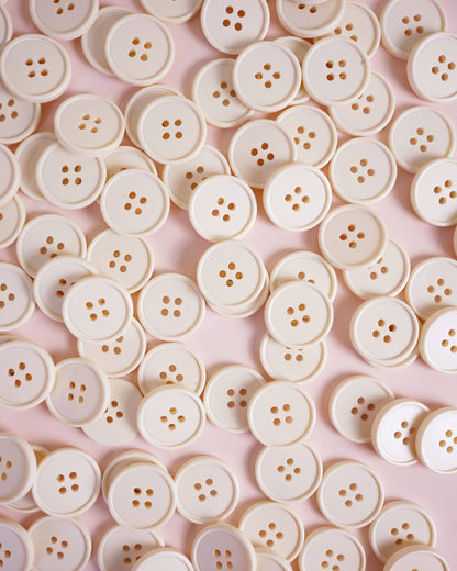Matchy Matchy Sewing Club Set of 6 Cream Puff Retro Buttons