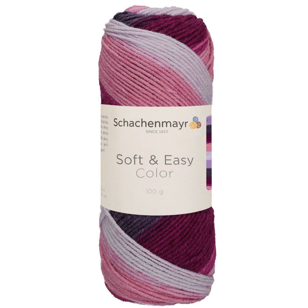 MEZ Berry Color Schachenmayr Soft & Easy Color 10 x 100 g Yarn