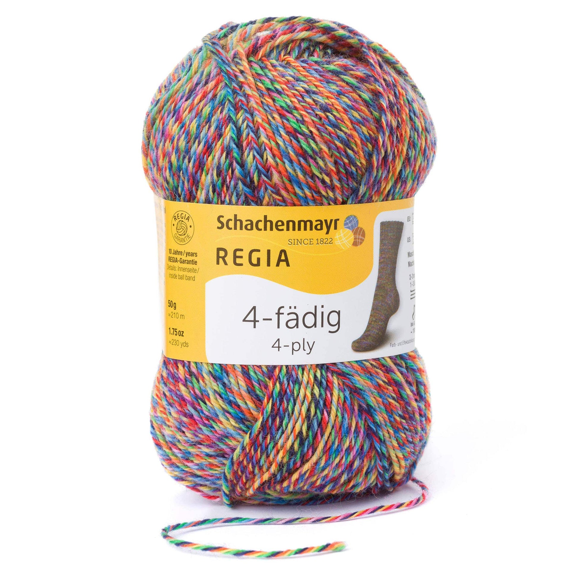 MEZ Flowerfield Color REGIA Sock Wool Yarn