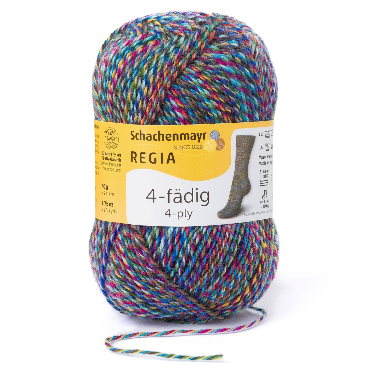 MEZ Indian Night Color REGIA Sock Wool Yarn