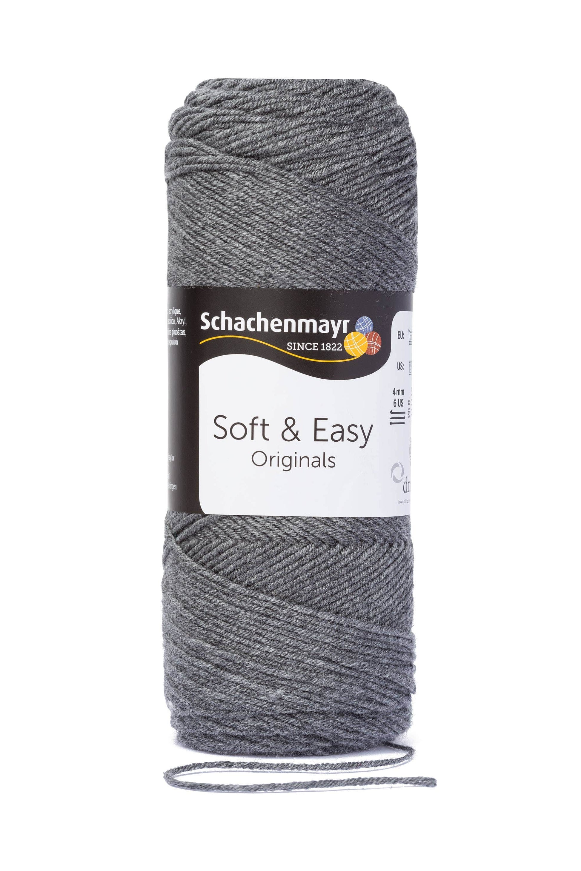 MEZ Medium grey mottled Schachenmayr Soft & Easy 10 x 100 g Yarn