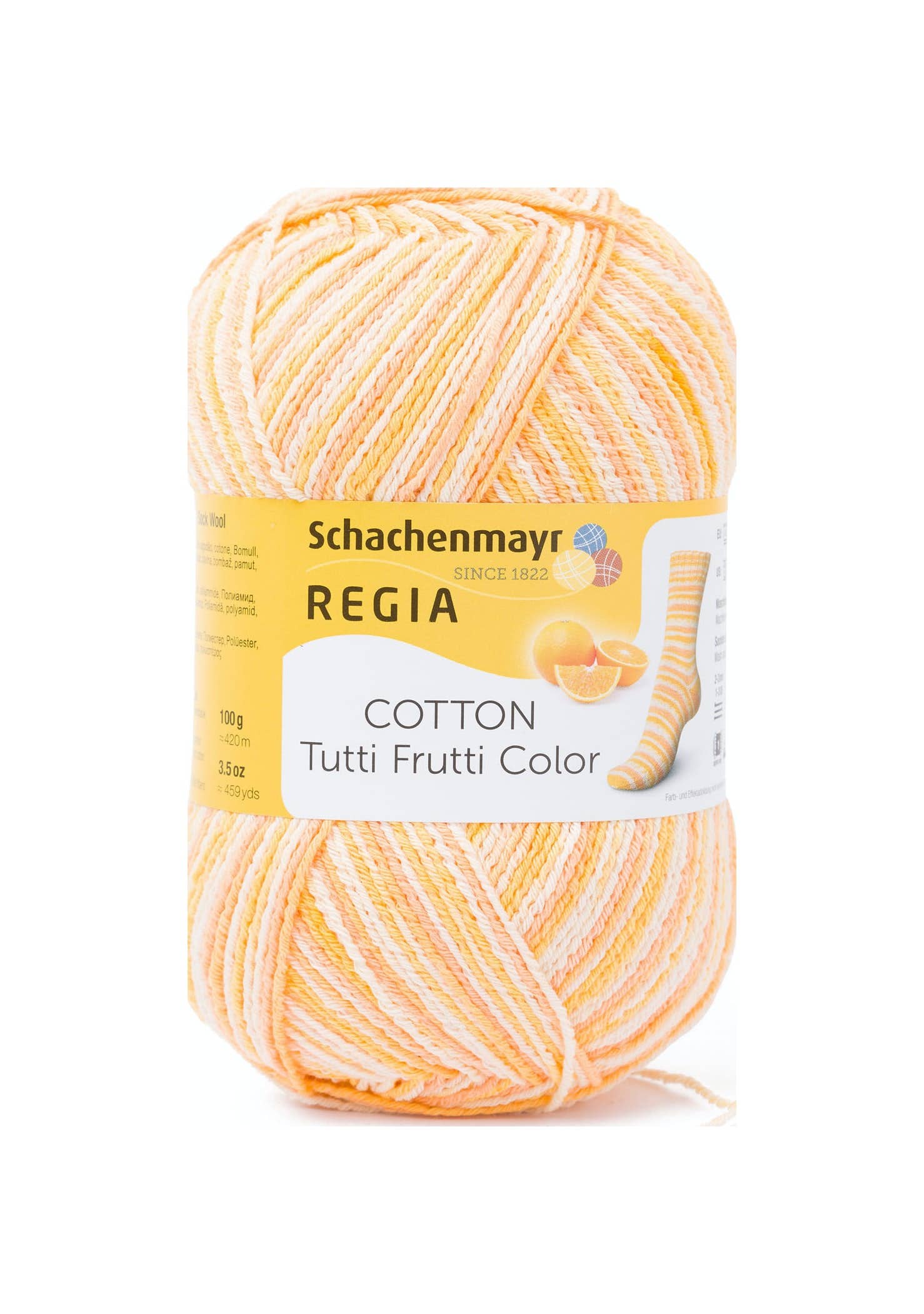 MEZ REGIA Color Cotton Sock Wool Yarn