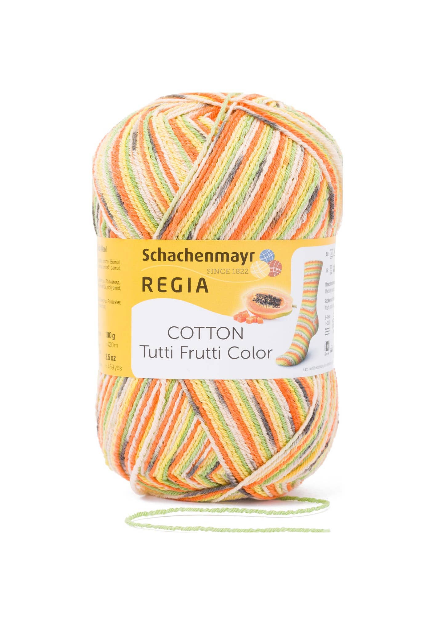 MEZ REGIA Color Cotton Sock Wool Yarn