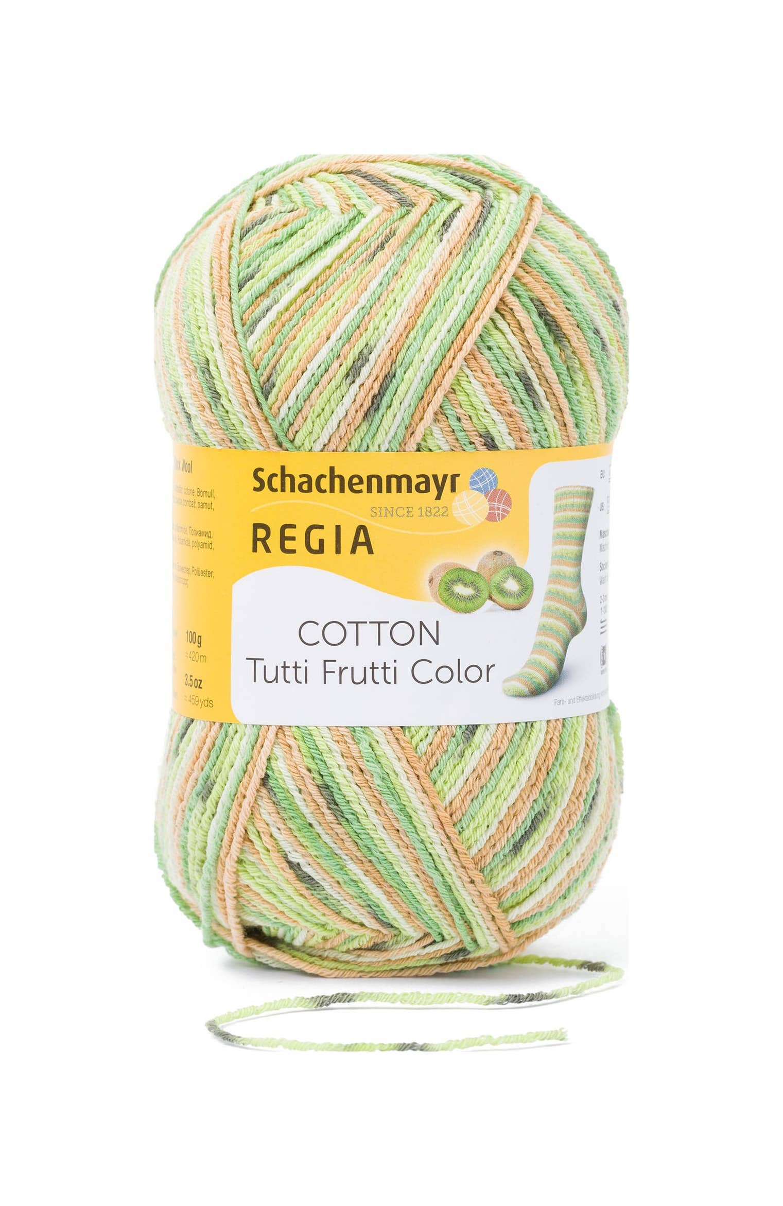 MEZ REGIA Color Cotton Sock Wool Yarn