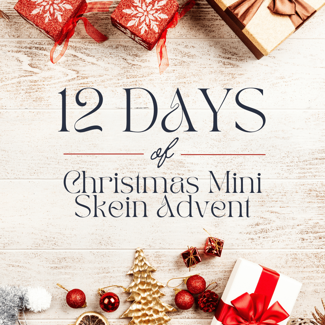 Mountaintop Yarn 12 Days of Christmas Mini Skein Advent Yarn