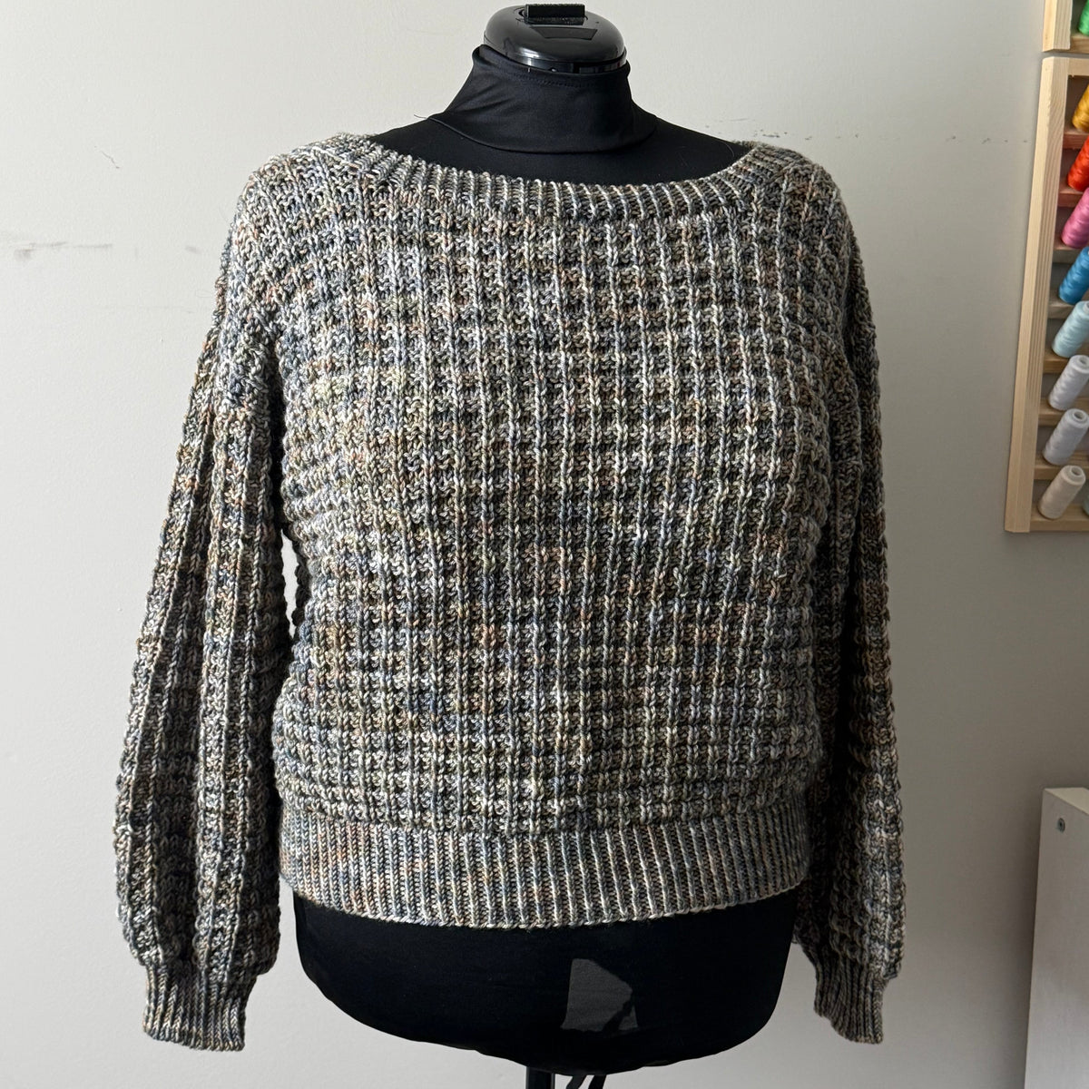 Mountaintop Yarn Archive 001: Textured Pullover - Digital Pattern Patterns