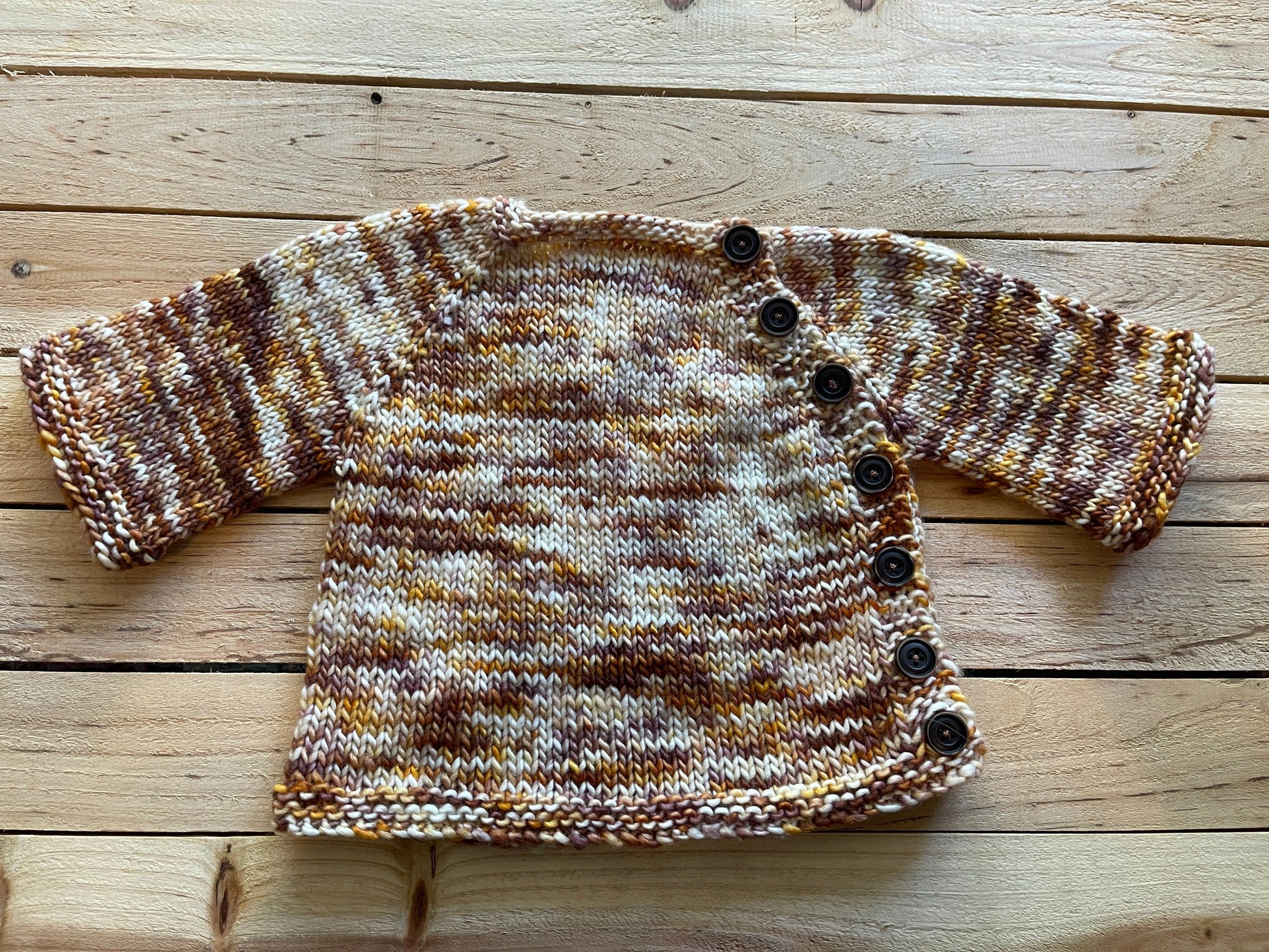 Mountaintop Yarn Autumn Blooms Puerperium Cardigan