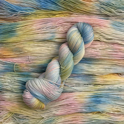 Mountaintop Yarn Bisque Fingering Easter Egg Hunt Yarn