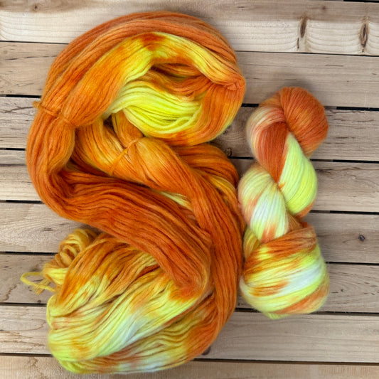Mountaintop Yarn Blaze of Glory Baby Alpaca Airspun Bulky Yarn