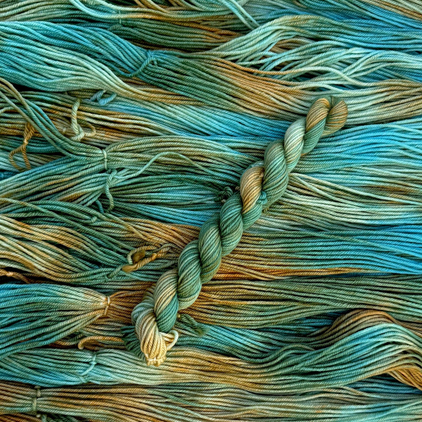 Mountaintop Yarn Blue Lagoon - 20g Mini Skein - DK Yarn