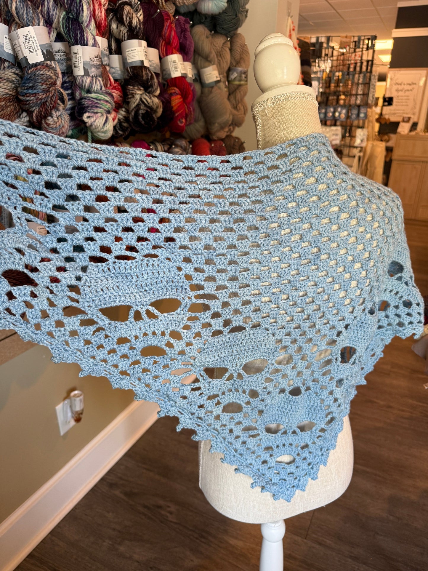 Mountaintop Yarn Blue Suede Shoes Yarn