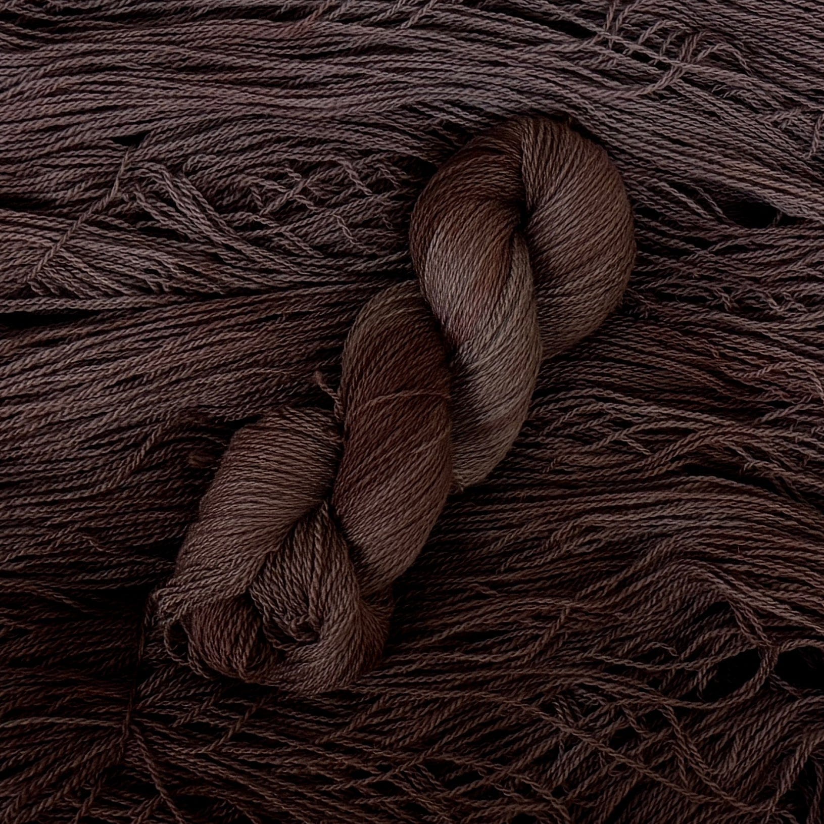 Mountaintop Yarn Cacao - Corriedale Woolen Spun - Fingering Yarn
