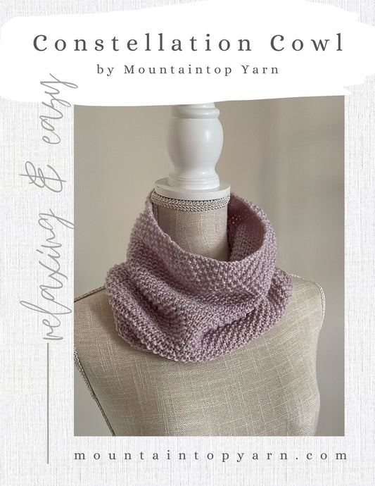 Mountaintop Yarn Constellation Cowl Needlecraft Patterns