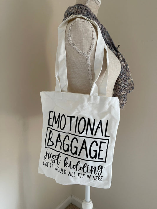 Mountaintop Yarn Emotional Baggage Tote Bag Tote Bags