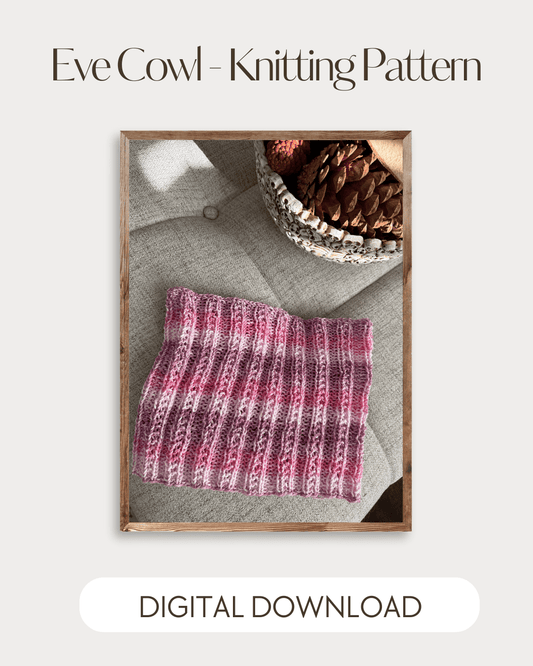 Mountaintop Yarn Eve Cowl - Digital Knitting Pattern Needlecraft Patterns