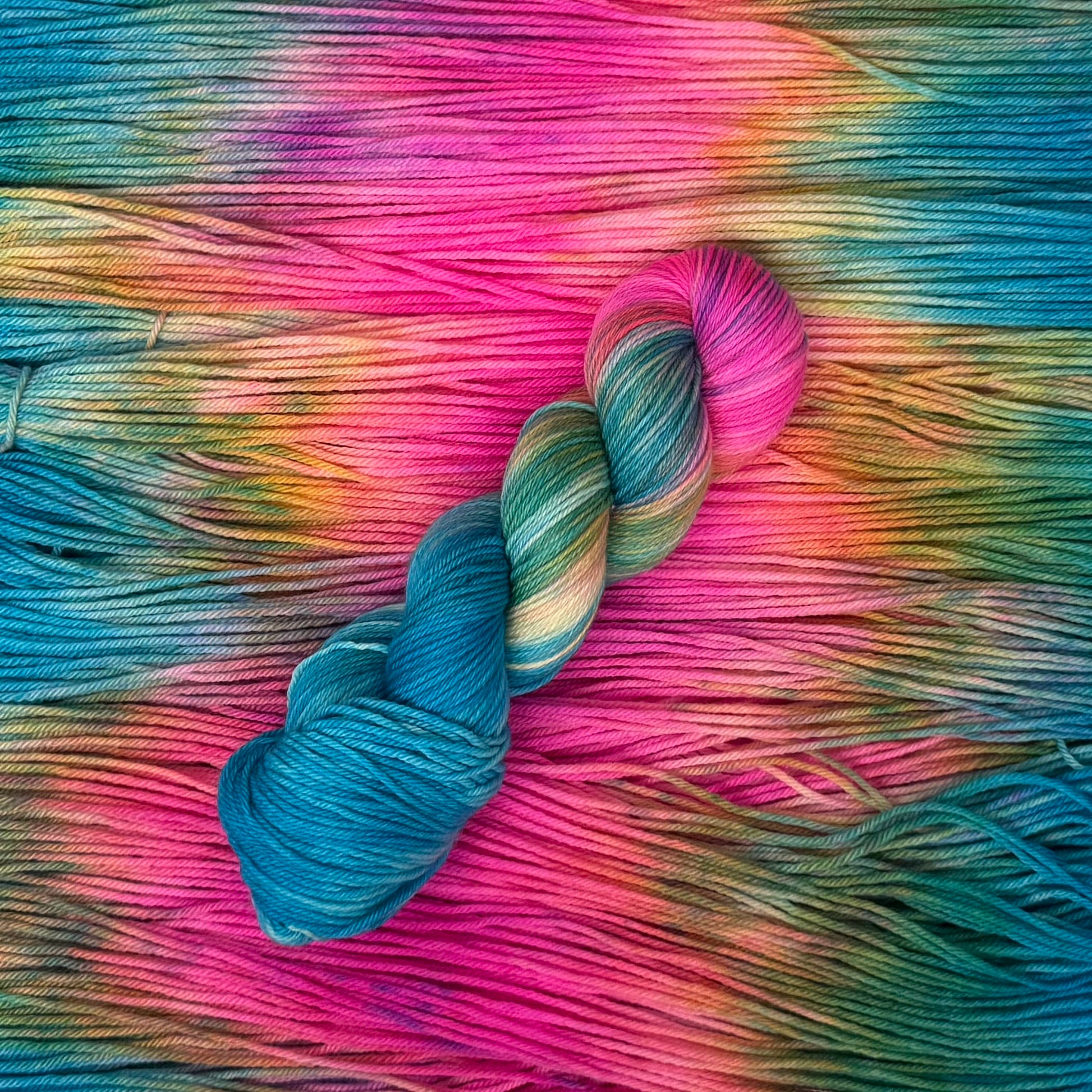 Mountaintop Yarn Flamingo Sunset Yarn