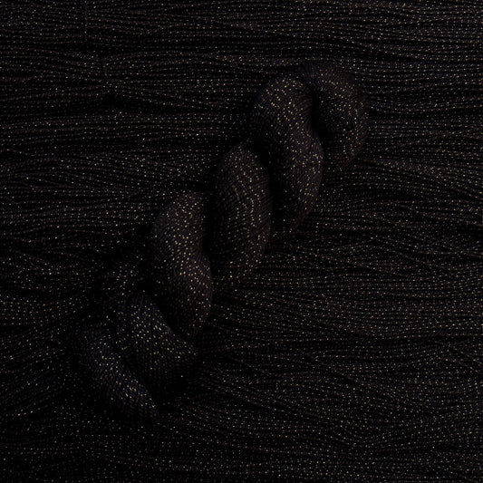 Mountaintop Yarn Girl's Night - Gold Glitter - Fingering Weight Yarn