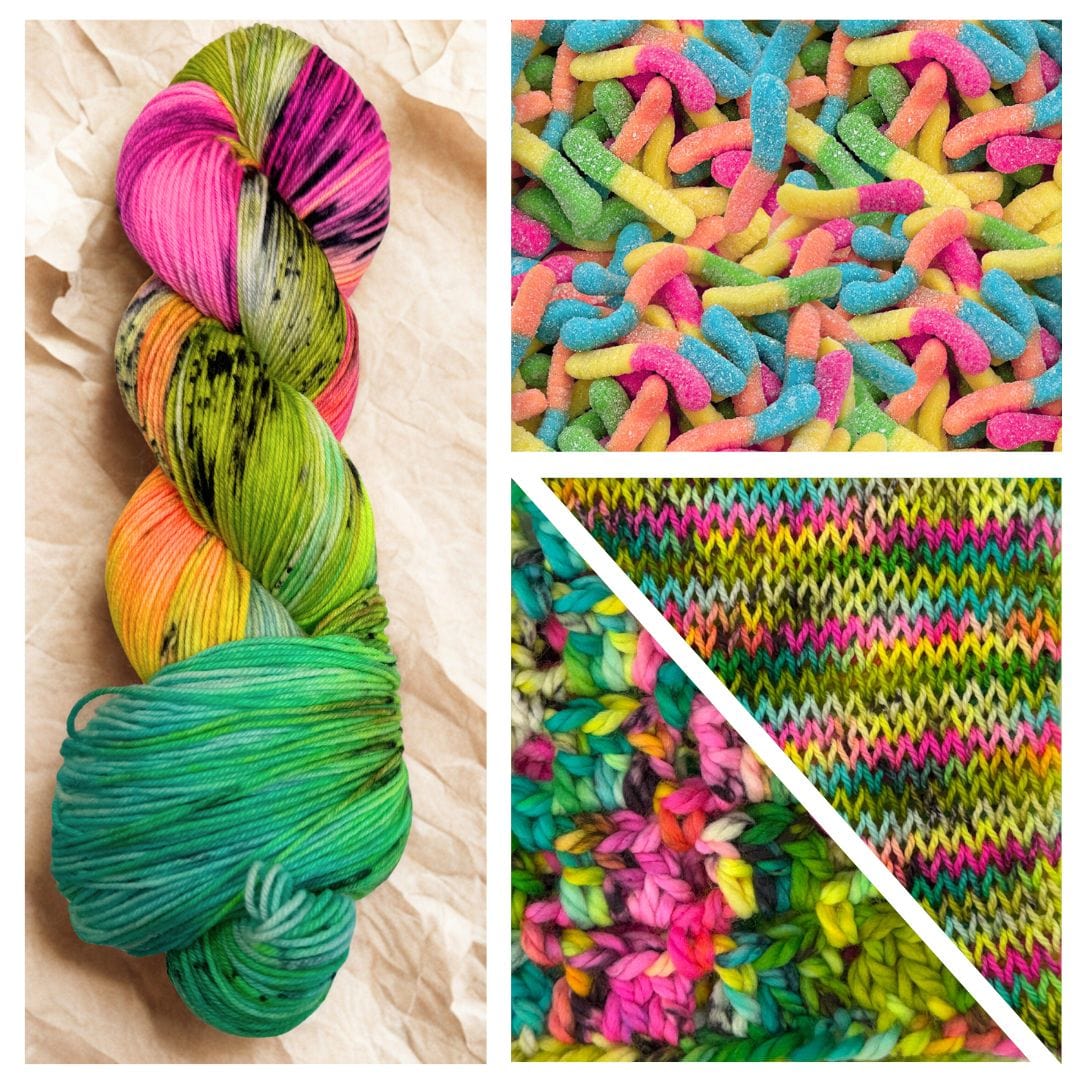Mountaintop Yarn Gummy Worm Yarn