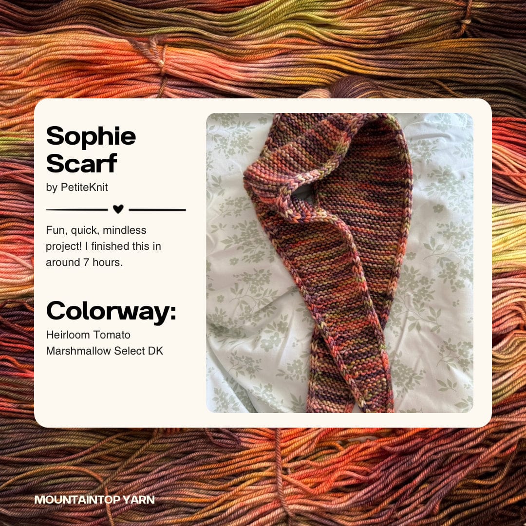 Mountaintop Yarn Heirloom Tomato Yarn