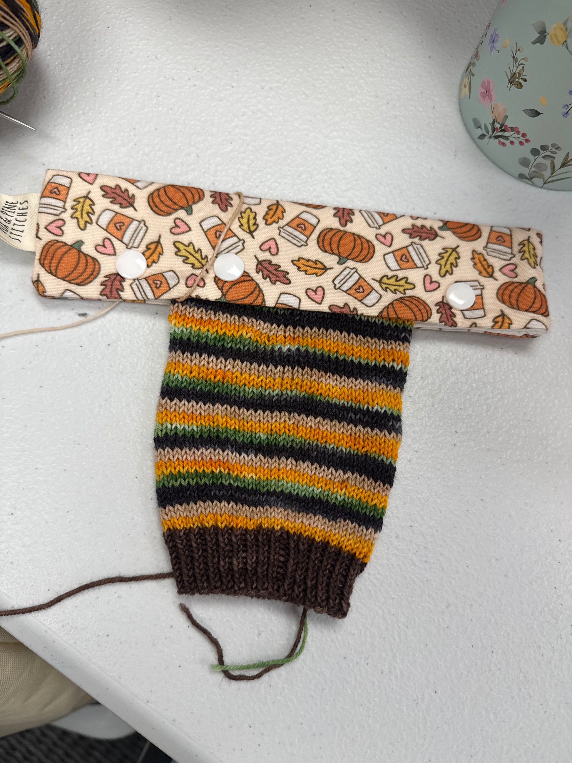 Mountaintop Yarn I Believe in the Great Pumpkin - Self Striping Sock Yarn Yarn