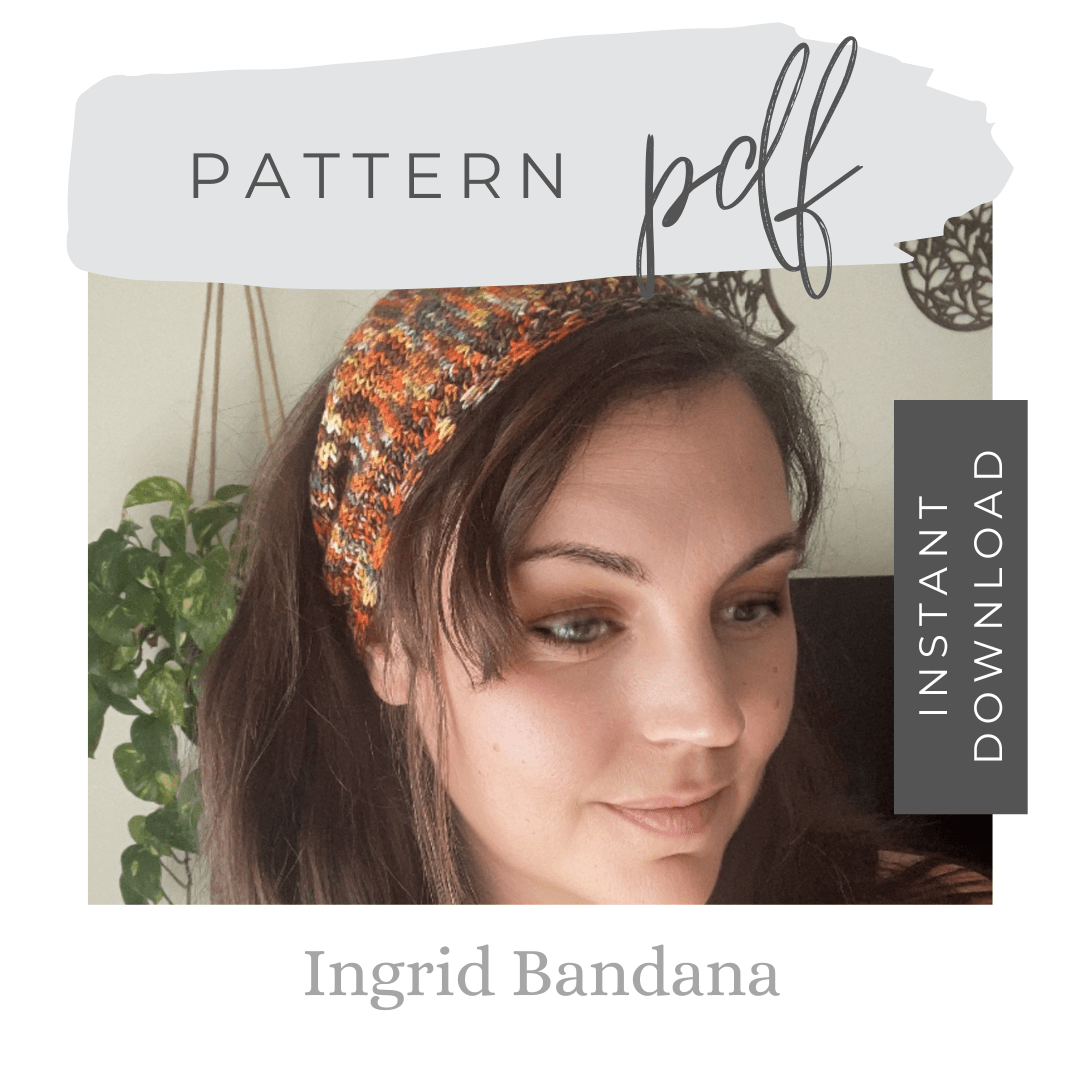 Mountaintop Yarn Ingrid Bandana Pattern Needlecraft Patterns