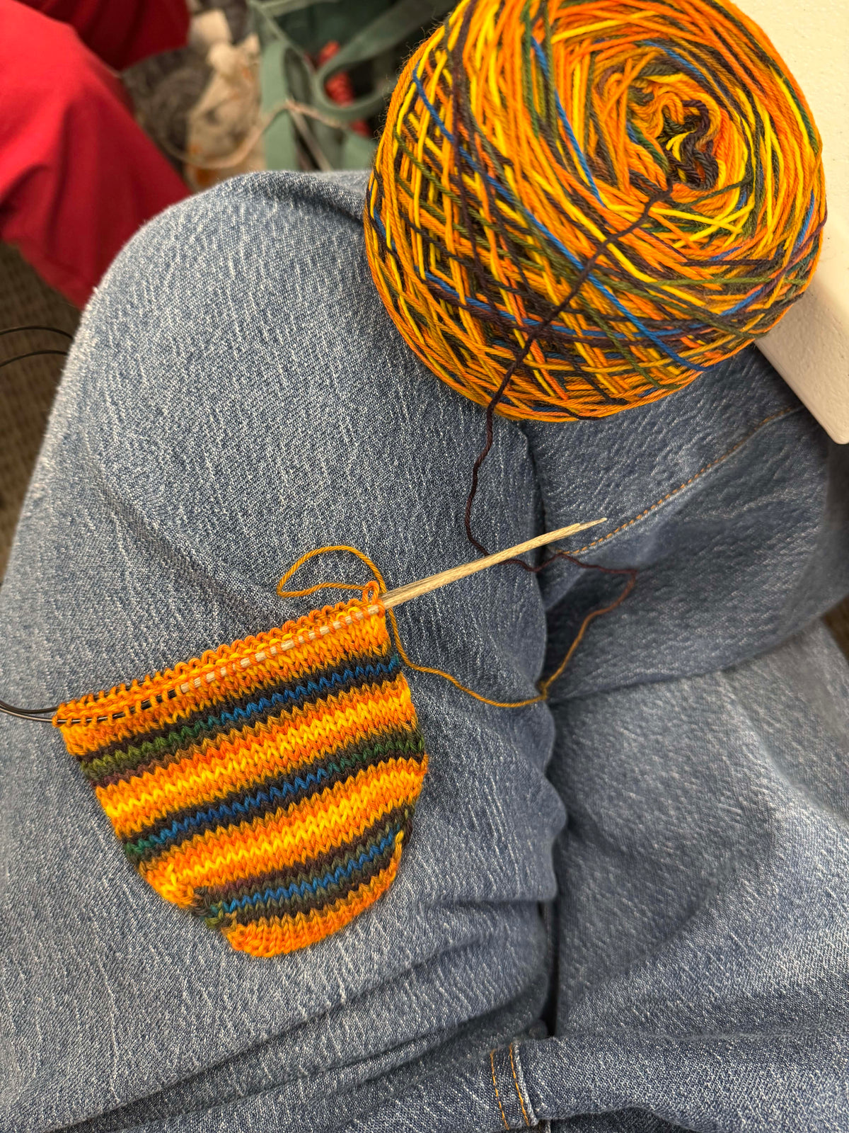 Mountaintop Yarn It's Fall Y'all - Self Striping Sock Yarn Yarn