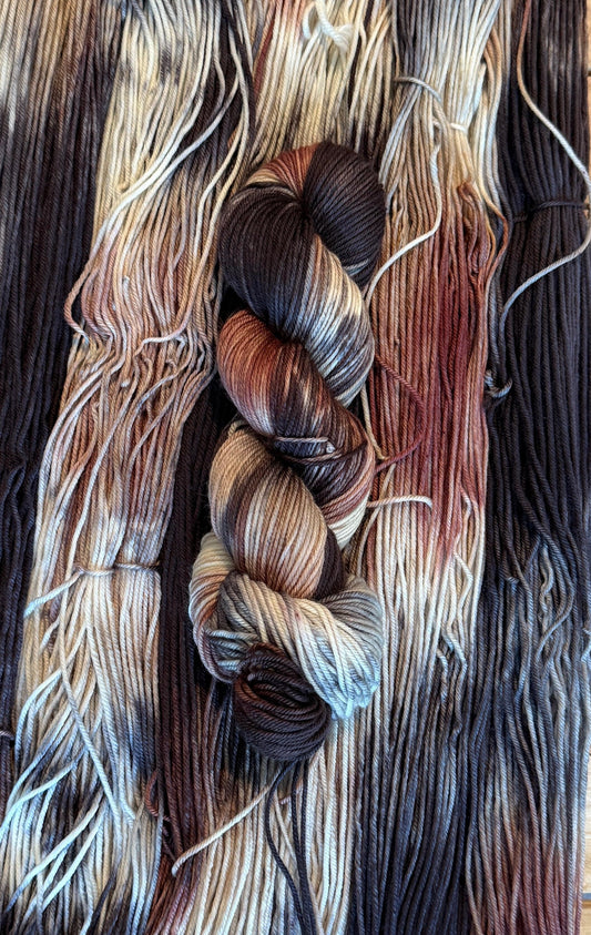 Mountaintop Yarn Just This Batch - Campfire Smores Yarn