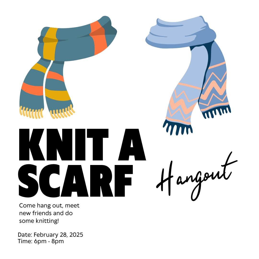 Mountaintop Yarn Knit a Scarf Hangout - Bluffton Location Class