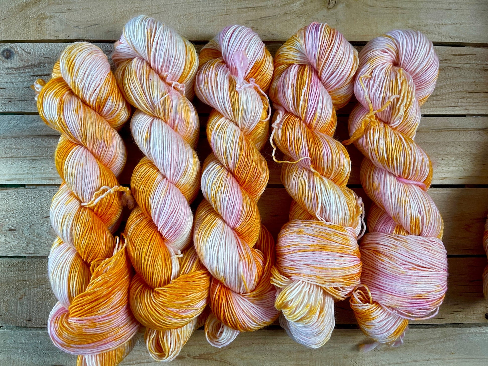 Mountaintop Yarn Mango Peach Sherbet Yarn